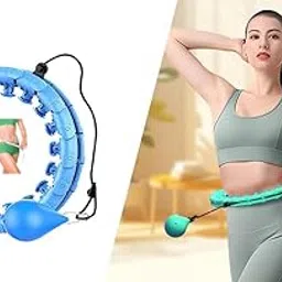 NURIOR Smart Hula Ring Hoops, Weighted Hula Circle 24 Detachable Fitness Ring Gymnastics, Massage, Adult Fitness for Weight Loss Tummy Shaper for Women Tummy Reducer Waist Twister Slim Body Shaper-picture-21