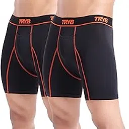 tryb Men's Sports Underwear | Stretchable Compression Trunks for Running & Gym Workout | Quick Dry, Moisture Wicking | Athletic Innerwear Boxers-picture-56