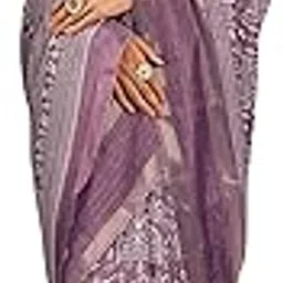 libas Womens Printed Silk Blend Saree With Blouse Piece-picture-32