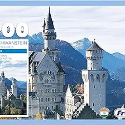 Frank Neuschwanstein 500 Piece Jigsaw Puzzle for Adults & Kids Above 10 Years | Having Realistic Illustrations - Fun & Challenging Puzzle Games for Focus, Memory & Stress Relief | Gifts for Teenagers-picture-40