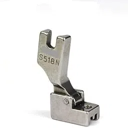 QUTEX S518-N Industrial Invisible Zipper Presser Foot | Hinged High Shank Zipper Pressure Foot for Concealed Zip Installation on Garments & Upholstery (Pack of 1)-image-22