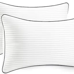 DClub Luxury Down Pillow Standard Size Cool Breathable Bed Pillows for Sleeping, Back, Side(16X24)(Pack of 2)-picture-33