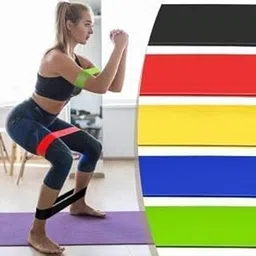 Craze Kick Resistance Loop Bands, Resistance Exercise Bands for Home Fitness, Stretching, Strength Training, Workout-picture-50