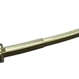 2-Piece Retractable Katana Set – Eco-Friendly Samurai Sword SHOWPIECE for Cosplay, Role Play, Costume, Halloween, Stage Props & Home Décor.(DO NOT Play with IT) (Silky Bronze) image 1