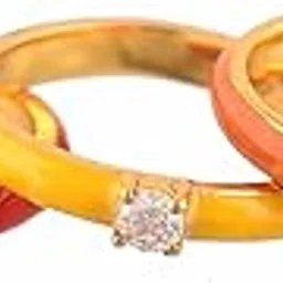 voylla Valentine's Day Studded Borderless Enamel Stackable Rings|Gift For Her|Valentines Gift For Her|-picture-31