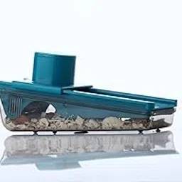 HIRAPARA Manual Dry Fruit Slicer - Stainless Steel Blade Cutter for Kitchen and Home Use - Perfect for Chopping Herbs, Garlic, Ginger - Durable ABS Plastic Construction - Easy to Use and Clean-picture-10