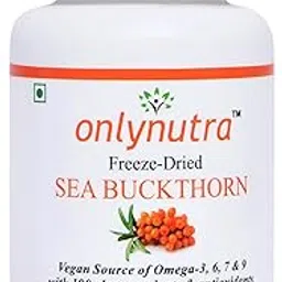 Onlynutra Freeze Dried Sea Buckthorn Veg Capsules image 1