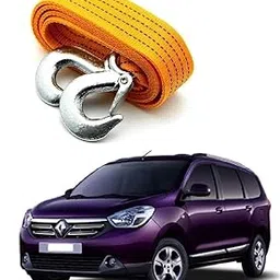 3 Ton Heavy Duty Tow Rope Strap with Steel Hooks (4 Meter, Yellow) – Super Strong Towing Belt for Renault Lodgy – Durable Recovery Strap for Emergency Vehicle Pulling-picture-10