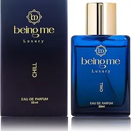 Being Me Luxury CHILL Long Lasting Perfume for Men | EDP 50ml | Citrus & Elegant Floral Notes with Warm Patchouli Base | Gift for Husband, Boyfriend & Him | Office, Date & Party Fragrance Scent-image-1