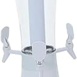 ATORSE Beer Dispenser 3 L with Faucet Beverage Dispenser for Party Kitchen Beverage White-picture-12