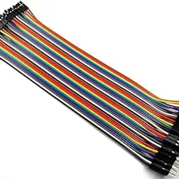 R&D Male to Female Jumper Wire 20cm - 40 pcs Multicolour-picture-54