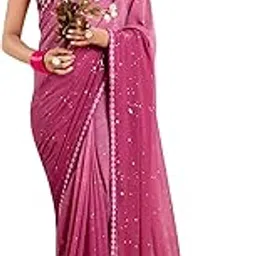 akhilam Women's Georgette Foil Printed Saree With Unstitched Blouse (NAIROBI1001_SR_Parent)-picture-23