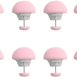 BNIRA Blanket & Duvet Cover Holding Clips – Non-Slip Quilt Fasteners, Mushroom Bed Sheet Pins, Comforter & Bedding Fixing Accessories (Reusable & Durable) (Pink, Pack of 8)-image-12