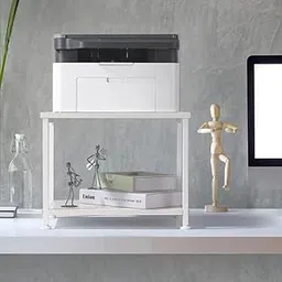 OGFC 35234 Printer Stand with Wheels 13.78'' H X 16.54'' W X 11.81'' D/Office Accessories/Space Saving Durable Desktop Rack - White-picture-13