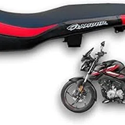 Hero Glamour 'X'125 Bike SEAT Cover,PU Leather,Blue Black Colour,Water Proof,Rope and Elastic provided for Quick and Easy Installation.with 6 mm Rubber Foam-picture-19