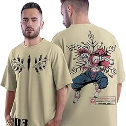 crazymonk Akaza Upper Rank Demon Oversized T-Shirt-picture-56