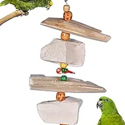 AVI CRAVE Natural Mineral Block and Cuttlefish Bone Toy for Birds,Budgies,Finches,Cocktail,Parrot,Conure,African Gray,Macaw and Other Birds (Medium)-picture-26