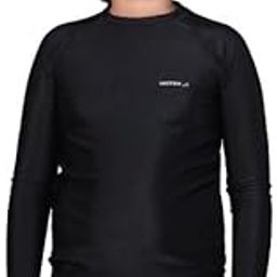 vector x Unisex Kid's Polyester OKT-302 Compression Lycra Full Sleeve Top, Black, 8 Years-9 Years-picture-20