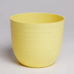 Hug A Plant |Verona 22CM Round Plastic Pots for Home & Garden (Yellow, 22CM| 8 INCH, Pack of 1)-image-11