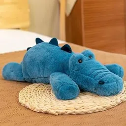 Super Soft Toy Crocodile Stuffed Animal - 1.8 Feet (55cm) - Alligator Plush Cute Body Pillow - Huggable, Sleeping Plushy for Kids - Fluffy Wild Animal Toy-picture-53