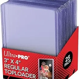25 - Ultra Pro 3 X 4 Top Loader Card Holder for Baseball, Football, Basketball, Hockey, Golf, Single-picture-23