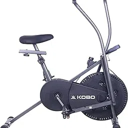 KOBO AIR BIKE DELUX EXERCISE CYCLE BLACK DUAL ACTION/ELECTRONIC METER-image-39