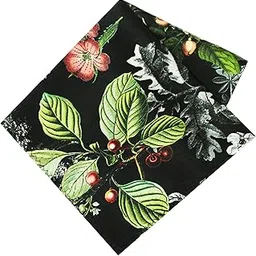 leonardi 100% Silk Printed Pocket Square (Black 1)-picture-10