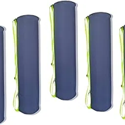 Full Zipper Yoga Mat Cover, Exercise Mat Carry Bag with Broad Shoulder Strap-Sprauce Green (5)-image-4