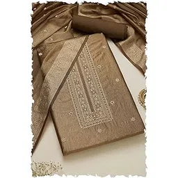 soch Womens Tissue Embroidered Unstitch Dress Material With Sequins-picture-31