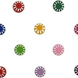 Comet Busters Beautiful Round Multicolor Velvet Bindi (4mm) (BIN1582)-picture-25