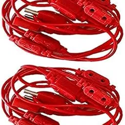 Homenique Jointer Wire for LED/Rice Lights Ladi 13+1 Female Sockets Celebrations Connector for Festival Light Diwali Decoration (Colour May Vary) - Pack of 2-picture-21