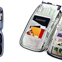 shoparam Travel Passport Documents Pouch Bag Credit Card Wallet Cash Holder Organizer Case Box and Gadget Bag Electronics Accessories Organizer Travelling Bags Combo (Passport Bag+Gadget Bag)-picture-15