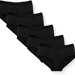 revaa Heavy Period Panty for Women & Girls (Pack of 5) Cotton, Reusable & Leak Proof Menstrual Underwear, No Pads Required, Rash-Free Comfort, for Super Heavy Flow, Lasts Up to 2 Yrs image 1