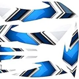 Just Rider Fancy Kit Sticker May Be for Hero Splendor Bike (BLUE)-picture-12