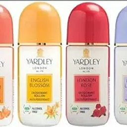 Yardley London 1 Royal Bouquet, 1 English Blossom, 1 London Rose and 1 English Lavender Deodorant Roll-on - For Men & Women(Pack of 4) Deodorant Roll-on - For Men & Women (200 ml, Pack of 4)-picture-38