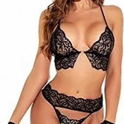 LUXZII Women Sexy Babydoll Night Dress, Sexy Nightwear Honeymoon Dresses for Birthday Gift, Women Lace Modal Sleepwear Babydoll Nightgown Honeymoon, Anniversary-image-20