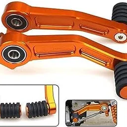 Zimba Foot Brake Lever & Gear Shifting Lever Pair CNC Aluminum Pedal for KTM Duke125/ 200/390, KTM RC 200/390 Brake Clutch Lever-picture-22
