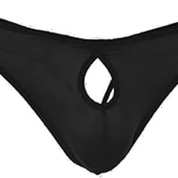 AM Zone Men's Polyester Spandex Thongs Brief Underwear (Pack of 1) (AM-ML-07551)-picture-26