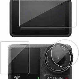 POPIO Military-Grade Gorilla Tempered Glass for DJI Osmo Action 4 Camera (Transparent) Edge To Edge Full Screen Coverage With Installation Kit, Complete Set Of 3 Glass-picture-15