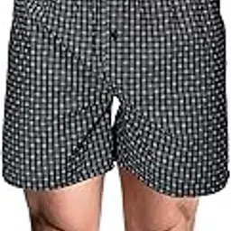 velsora Men's Cotton Boxer Shorts (Pack of 1) (Assorted Checks)-picture-20