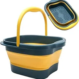 Collapsible Foot Bath Foot Soaking Tub | Portable Foot Spa Pedicure Bowl | Large Basin to Soak & Wash Feet | Folding Bucket-picture-32