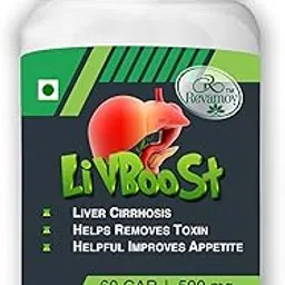 Revamoy Livbo-ost Ayurvedic Liver Protector Supplement, Helps Fatty Liver, Manage Cholesterol, Improve Appetite-image-68