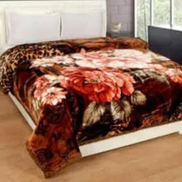 Elstone Home Ultra Soft Luxurious Embossed Very Warm Korean Mink Blanket Double Bed for Winter - Pack of 1, Multicolour, lightweight-image-29