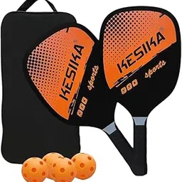 MERISHOPP Pickleball Paddle Set Training Pickleball Racket for Power Control Beginners Orange|Sporting Goods|Tennis & Racquet Sports|Tennis|Racquets-picture-13