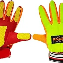 RAJSU- Goalie Football Goalkeeper Gloves | Soccer Gloves | Breathable Football Gloves Soft Palm with Cotton Fabric | Color: Multicolor | Size: Large-image-11