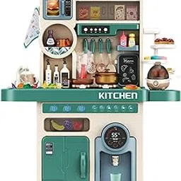 Lumo Brilliant Toys Spraying Kitchen Playset with Light & Sound Effects | Pretend Cooking Set with Sink | Educational Kitchen Toy for Toddlers 3+ (93 pcs) (Random Color Will Be Dispatched)-image-21