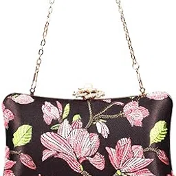 swisni Festive Ethnic Clutch Bag with Beaded Strap-picture-13