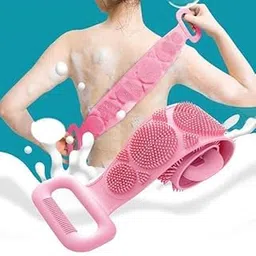 silicon bath brush (pink color)-picture-44