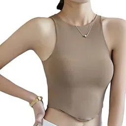 luella High-End Camisole for Women and Girls Stretch Seamless Tang Top Built in Bra Free Size Fits S-L-picture-38