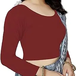 Basic Women's Comfy Sexy Top Black Scoop Neck Solid Tops Full Sleeve Blouse Crop Top Women-picture-54